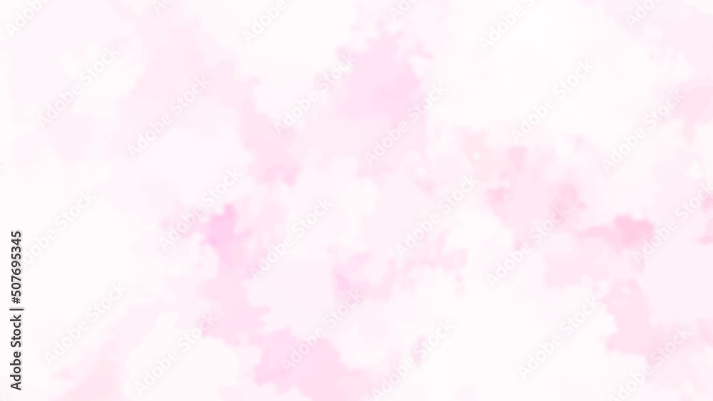 Fototapeta premium ピンクの水彩風テクスチャ背景素材
