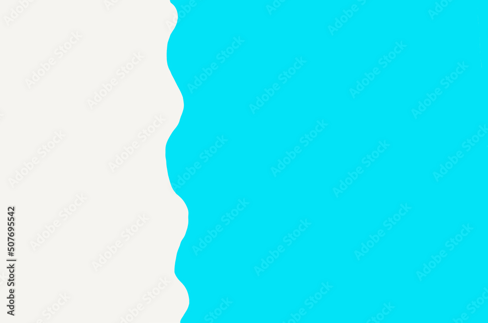 A backdrop made of a sandy beige and blue backgrounds. Design for travel agency advertisement or banner. A backdrop made of a sandy beige and blue backgrounds. Design for travel agency advertisement or banner.