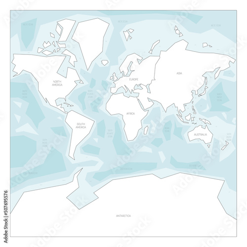 Vector political map of World