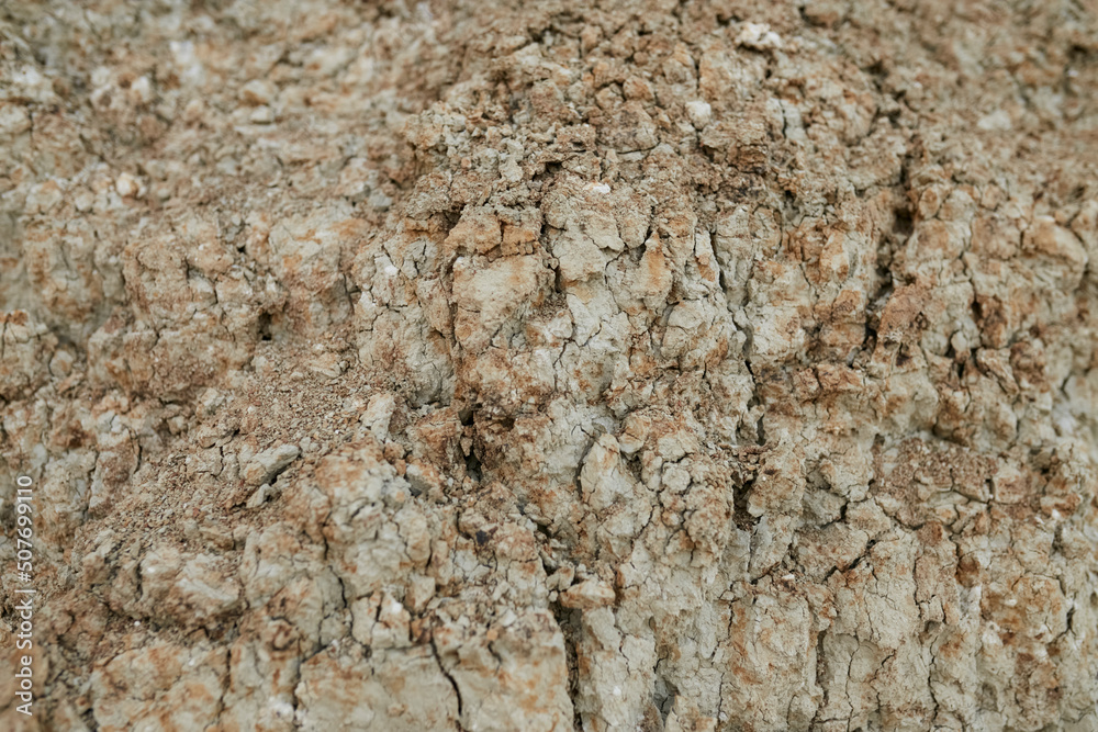Texture of dry brown clay and earth close up. pieces of dry brown clay close-up, background brown dry clay Texture of dry brown clay and earth close up. pieces of dry brown clay close-up, background brown dry clay