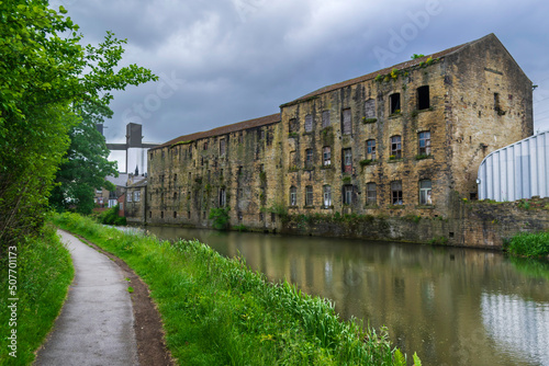 old mill along the canal