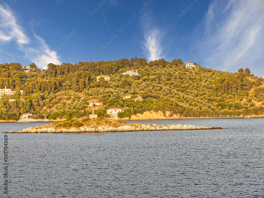 Skiathos island in Sporades, Greece