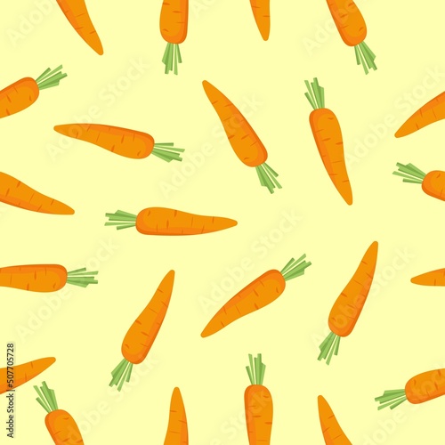 carrot fresh food vegetables pattern seamless