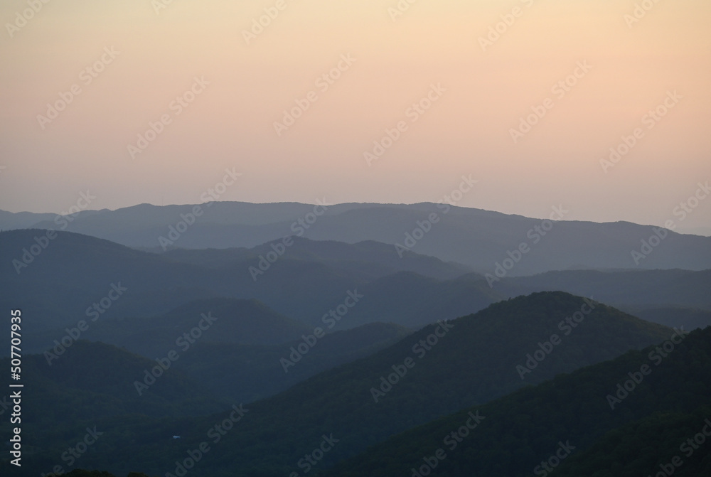Mountains after Sunset