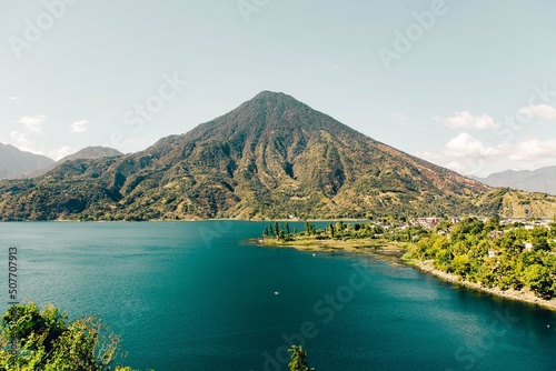 San Pedro Volcano in Lake Atitlan Guatemala