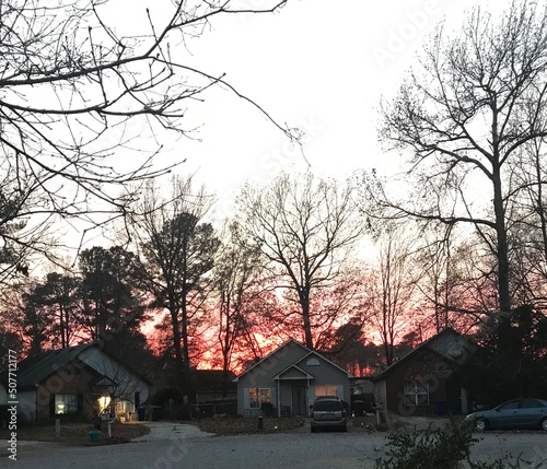 sunset in the neighborhood  © Belgin
