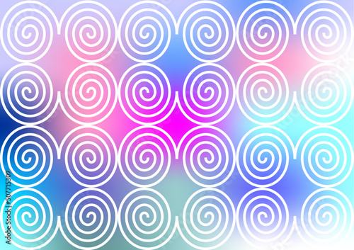 Purple, blue, indigo and pink background image with graphics, patterns