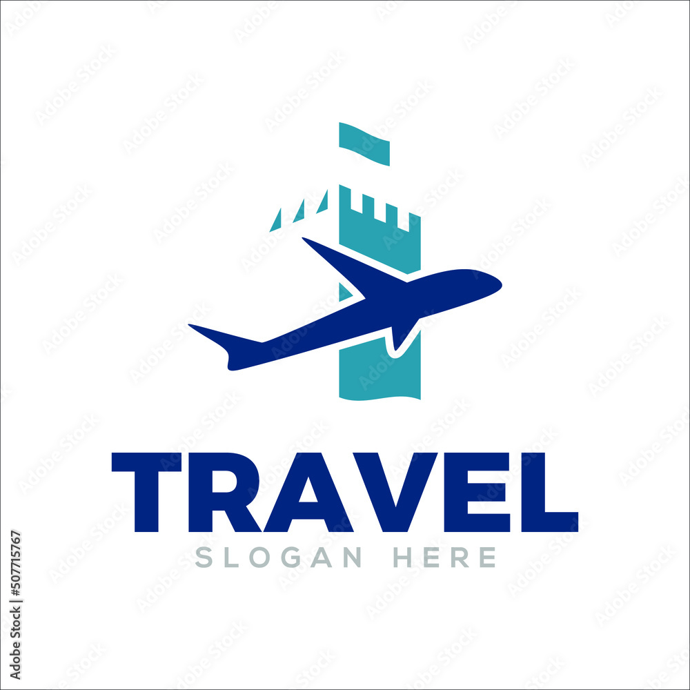 Travel logo, Travel logo vector, Travel logo design concept