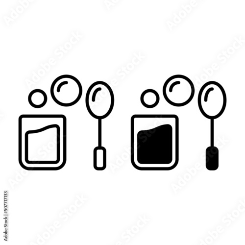 bubble toy icon. Suitable for website design, logo, app and UI. Based on the size of the icon in general, so it can be reduced.