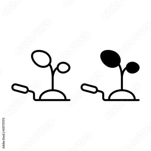 gardening icon. Suitable for website design, logo, app and UI. Based on the size of the icon in general, so it can be reduced.