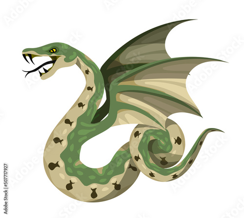 winged flying serpent mythology creature
