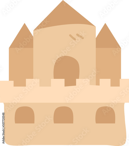sand castle cartoon