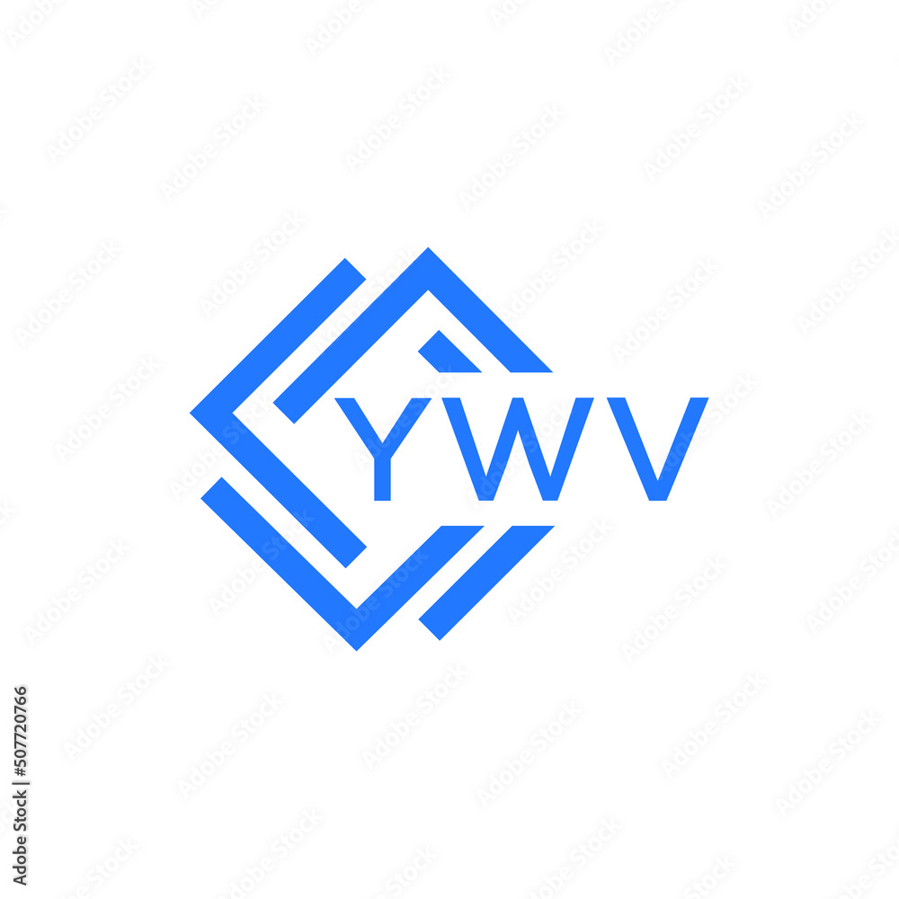 YWV letter logo design on white background. YWV creative initials letter logo concept. YWV letter design. YWV letter logo design on white background. YWV creative initials letter logo concept. YWV letter design.