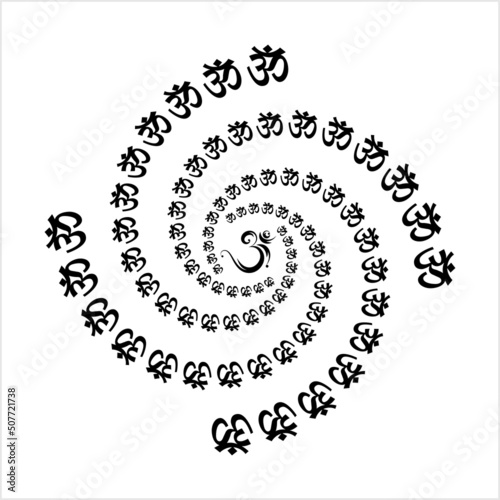 Aum (Om) The Holy Motif Design