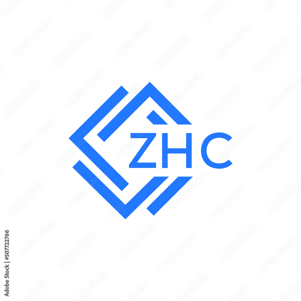 ZHC letter logo design on white background. ZHC creative initials letter logo concept. ZHC letter design. ZHC letter logo design on white background. ZHC creative initials letter logo concept. ZHC letter design.