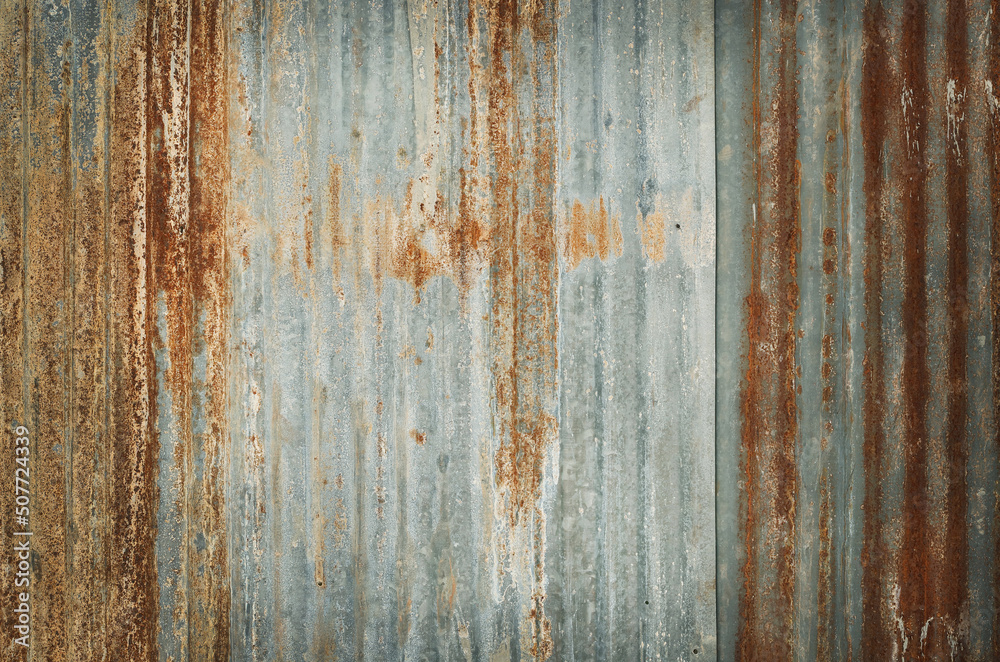 Old zinc wall texture background, rusty on galvanized metal panel sheeting. Old zinc wall texture background, rusty on galvanized metal panel sheeting.