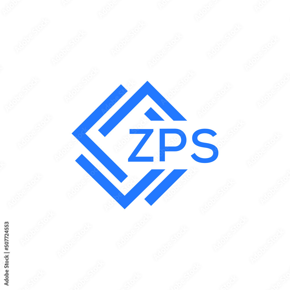 ZPS letter logo design on white background. ZPS  creative initials letter logo concept. ZPS letter design.