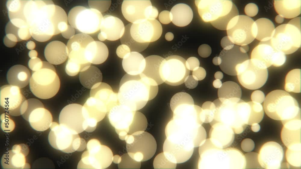 Round bokeh gold light blinking abstract background Round bokeh gold light blinking abstract background