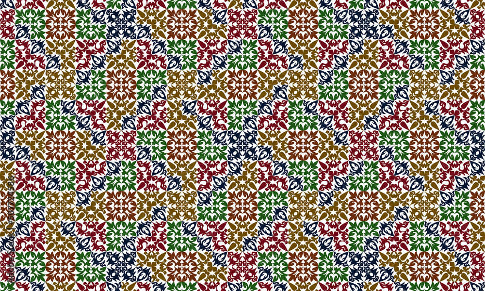 abstract background pattern ethnic vector design