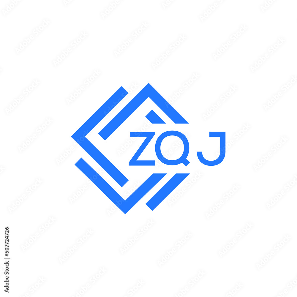 ZQJ letter logo design on white background. ZQJ creative initials letter logo concept. ZQJ letter design. ZQJ letter logo design on white background. ZQJ creative initials letter logo concept. ZQJ letter design.