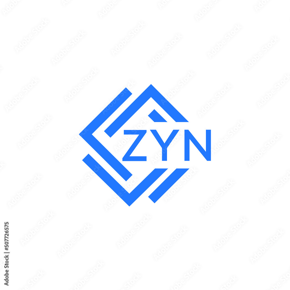 ZYN letter logo design on white background. ZYN creative initials letter logo concept. ZYN letter design. ZYN letter logo design on white background. ZYN creative initials letter logo concept. ZYN letter design.