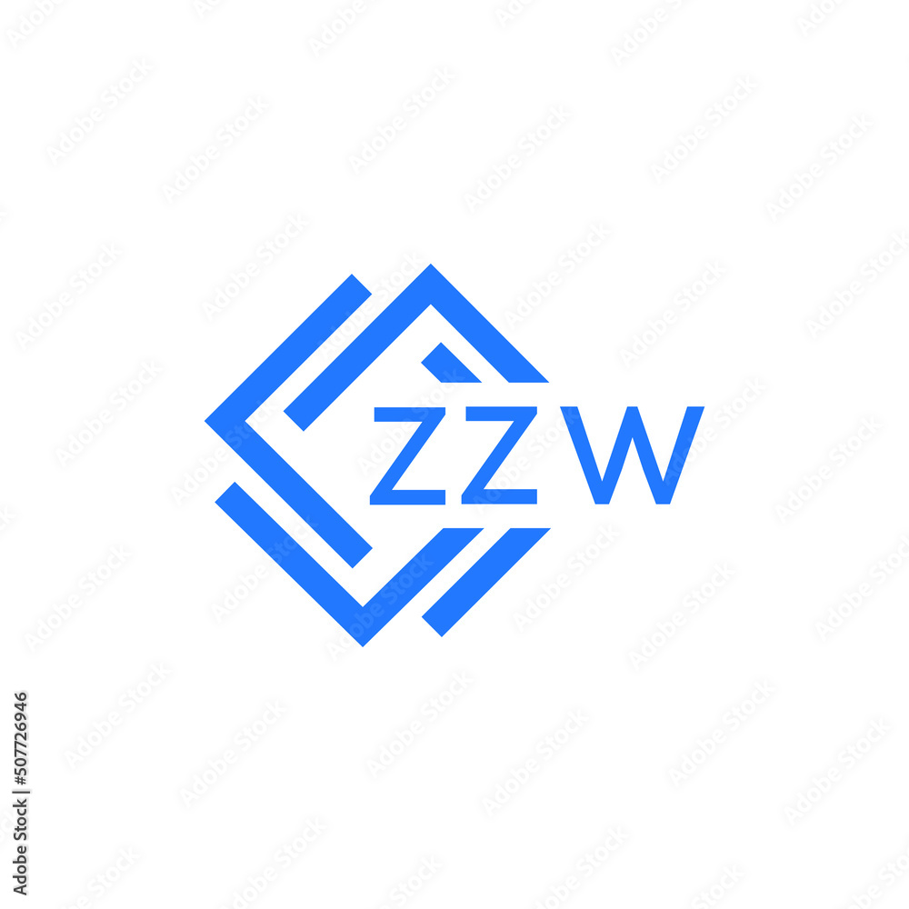 ZZW letter logo design on white background. ZZW creative initials letter logo concept. ZZW letter design. ZZW letter logo design on white background. ZZW creative initials letter logo concept. ZZW letter design.
