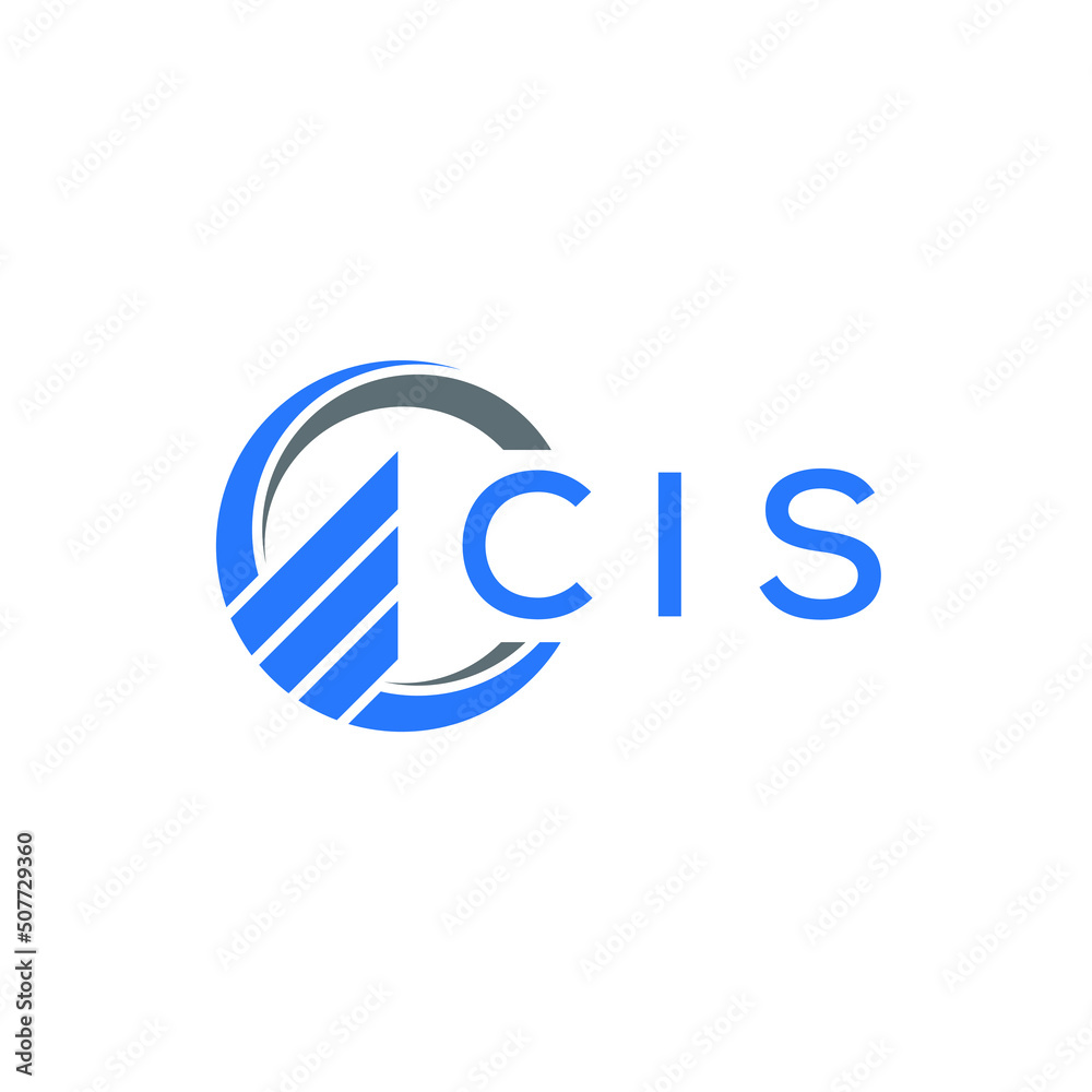 CIS letter logo design on white background. CIS creative  initials letter logo concept. CIS letter design.