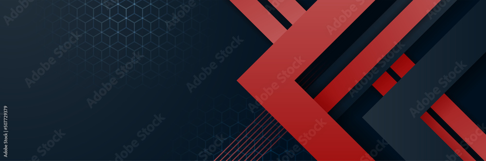 Black and red abstract banner background Black and red abstract banner background
