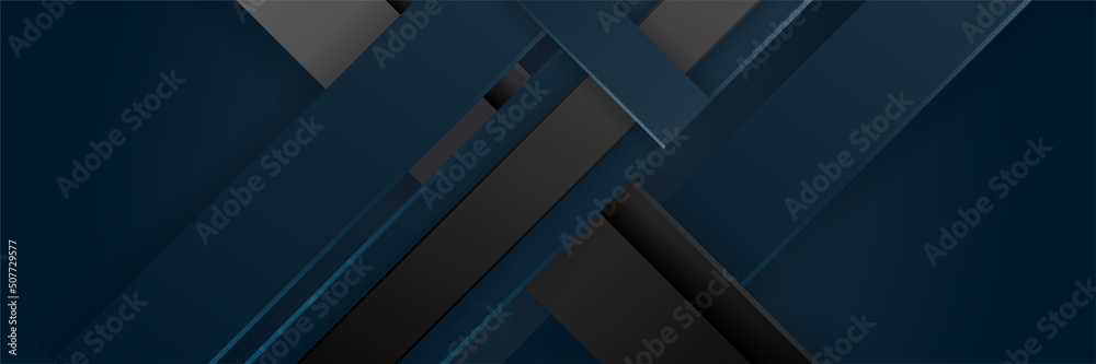 Black and blue abstract banner background Black and blue abstract banner background