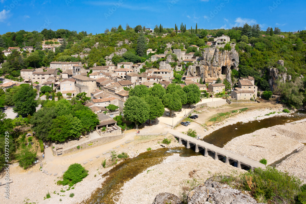 Fototapeta premium Labeaume, beautiful french village