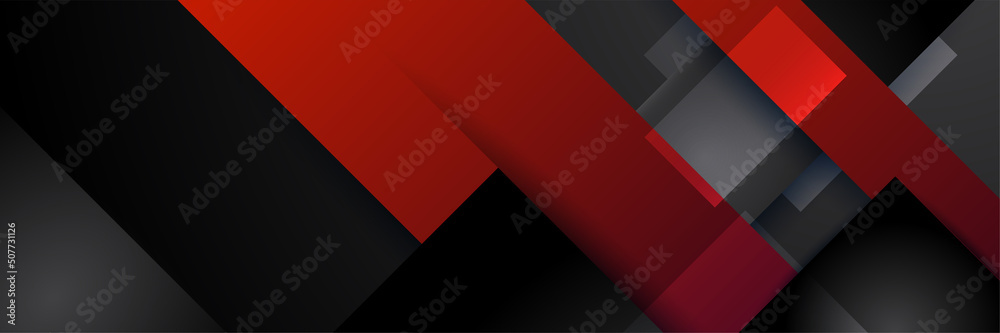 Black and red abstract banner background Black and red abstract banner background