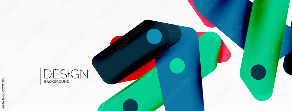 Tech minimal geometric wallpaper. Creative abstract background. Ribbon style stripes vector illustration for wallpaper banner background or landing page Tech minimal geometric wallpaper. Creative abstract background. Ribbon style stripes vector illustration for wallpaper banner background or landing page