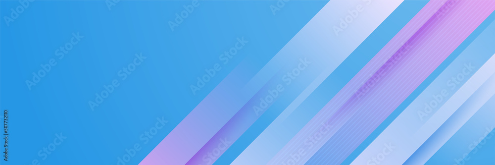 Obraz premium Blue pink and purple abstract banner background
