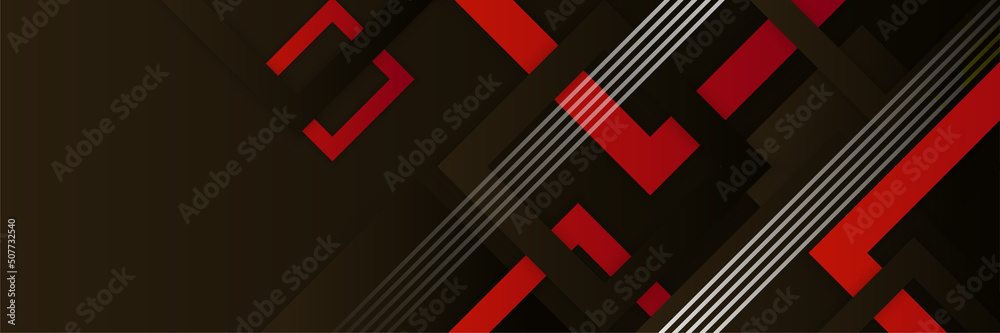 Black and red abstract banner background Black and red abstract banner background