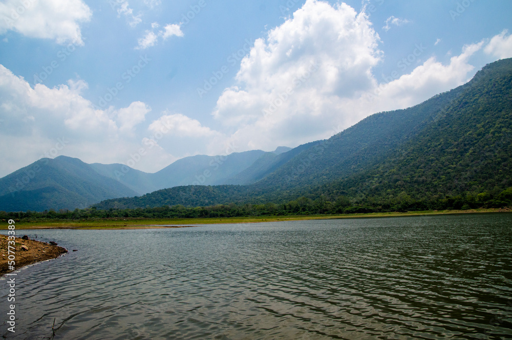 lake in the mountains