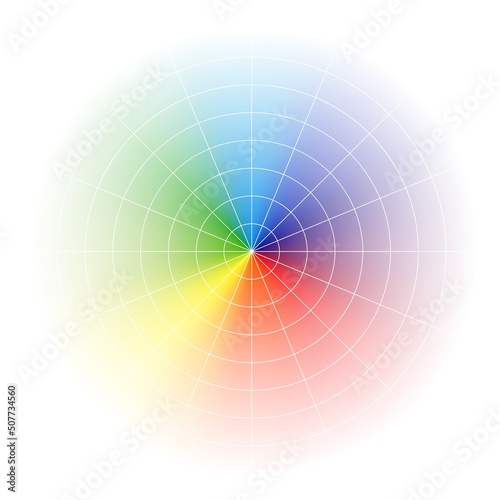 Transparency rgb wheel