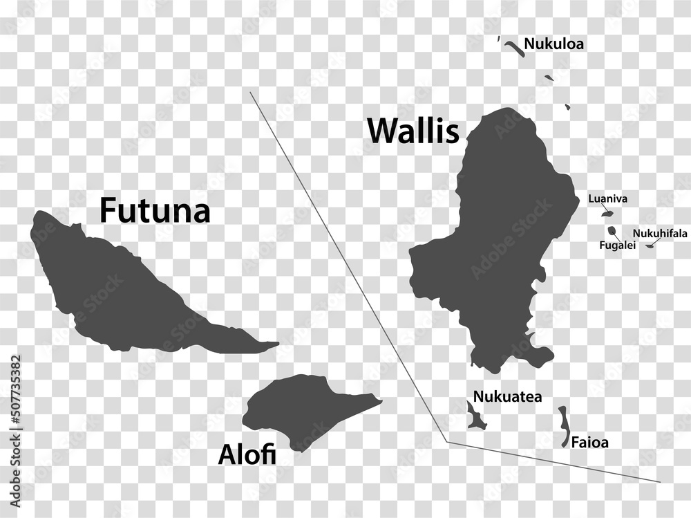 Blank Map Wallis And Futuna In Gray Every Island Map Is With Titles   1000 F 507735382 HOIhtykONZ1cexh9QtjpCykPqlORu0ps 