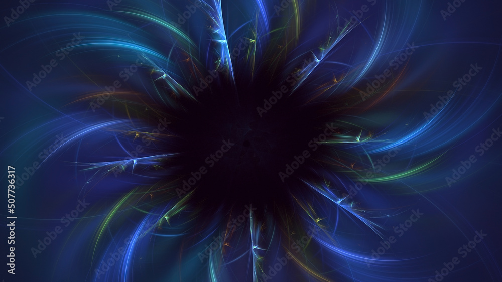 3D rendering abstract round light background 3D rendering abstract round light background