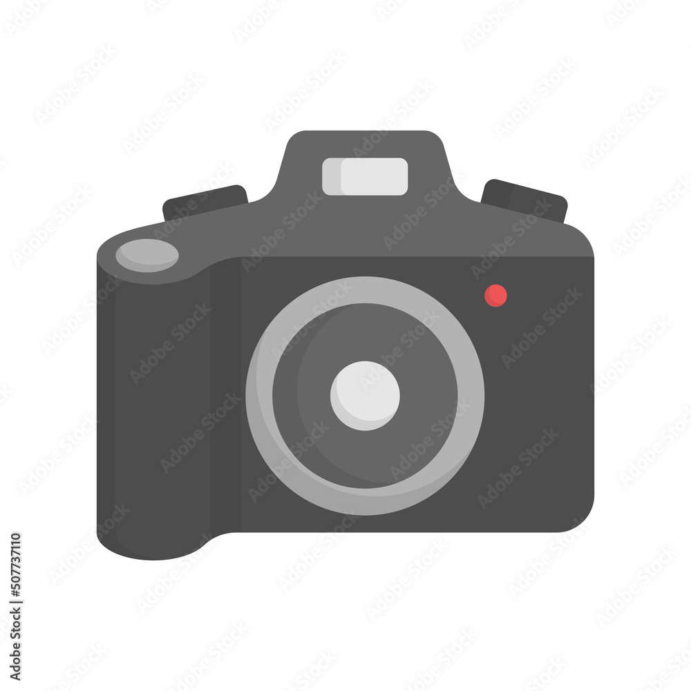 Dslr camera icon design template vector illustration Dslr camera icon design template vector illustration