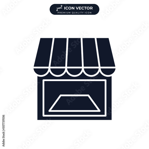 showcase icon symbol template for graphic and web design collection logo vector illustration