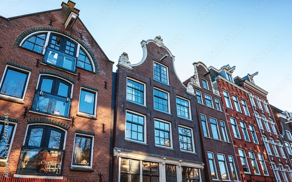 Fototapeta premium Houses in amsterdam