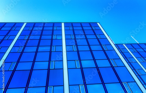 detail glass building background