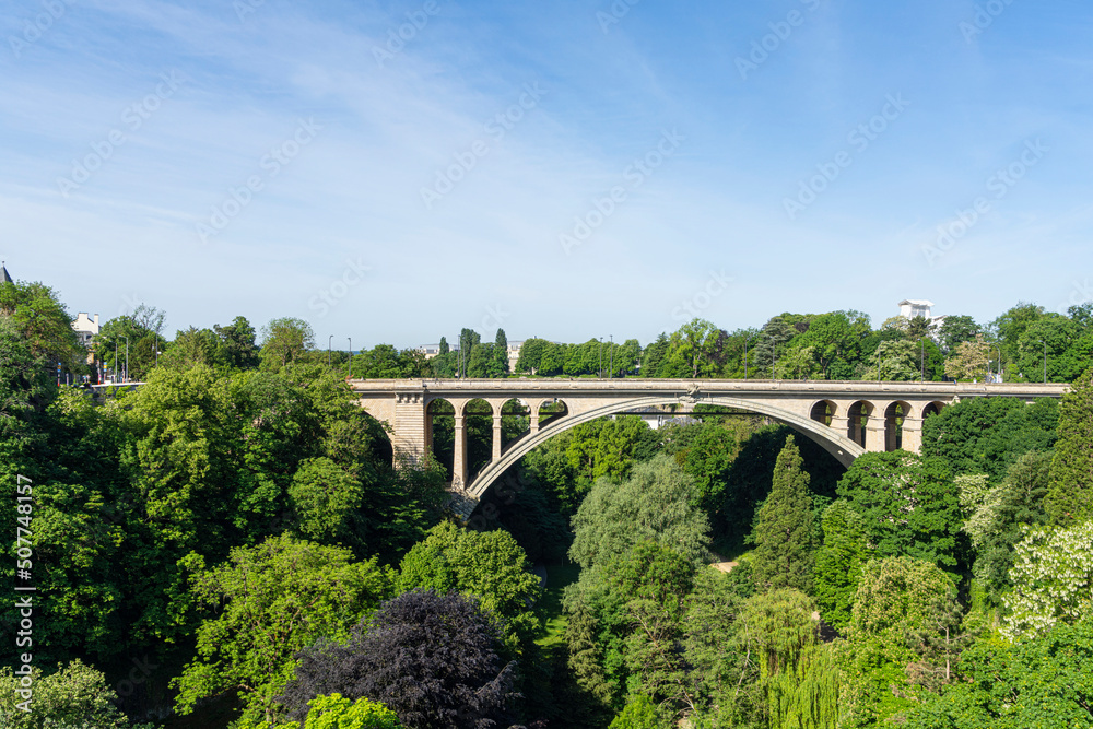 Fototapeta premium Pont Adolphe in Luxembourg