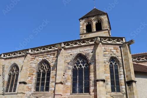 L'église Notre Dame, vue de l'extérieur, ville de Montluçon, département de l'Allier, France