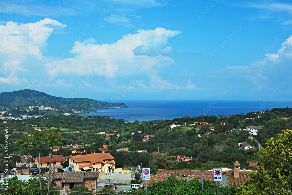 Italy-outlook from town Capoliveri on the island of Elba