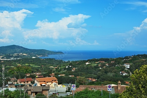 Italy-outlook from town Capoliveri on the island of Elba