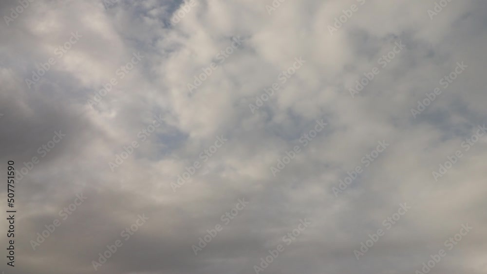 Clouds moving towards camera timelapse from grey to blue sky Clouds moving towards camera timelapse from grey to blue sky