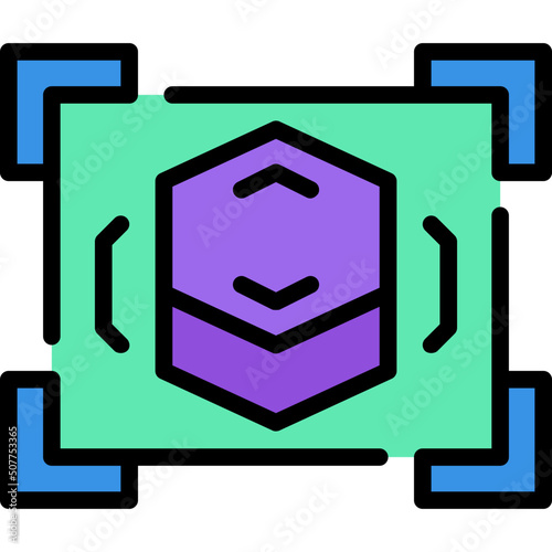 capture filled outline icon