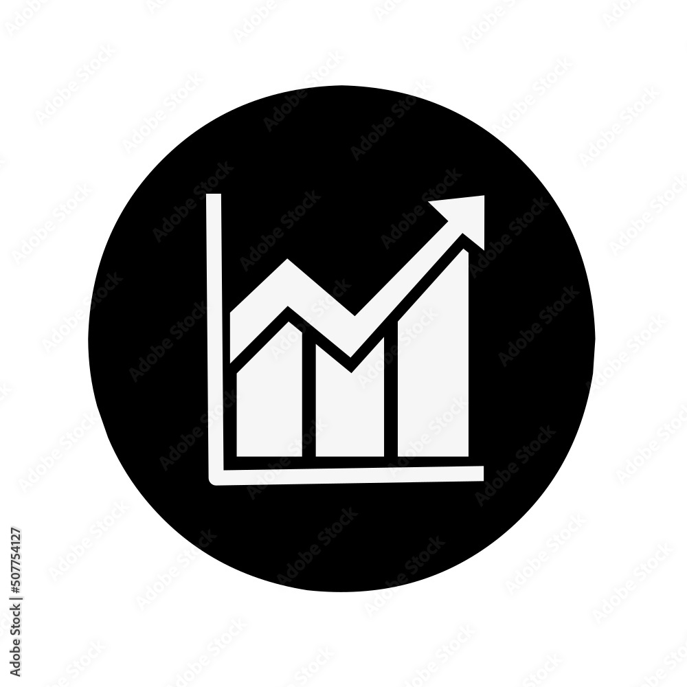 statistics icon vector with simple design statistics icon vector with simple design