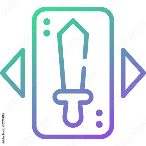 item gradient line icon